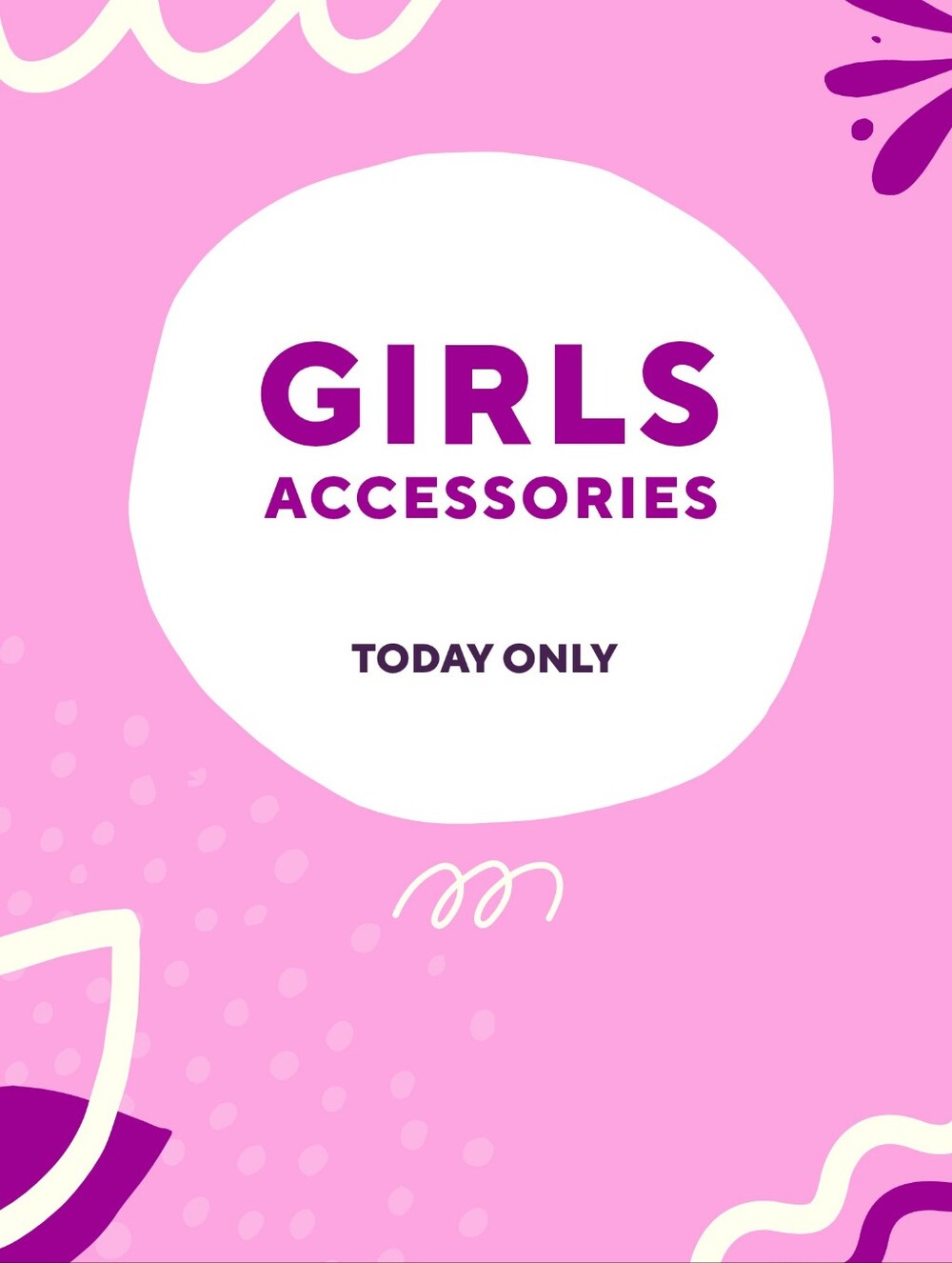 Girls Accessories Set - Pink